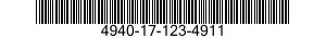 4940-17-123-4911 MODIFICATION KIT,MISCELLANEOUS MAINTENANCE AND REPAIR SHOP EQUIPMENT 4940171234911 171234911