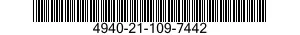 4940-21-109-7442  4940211097442 211097442