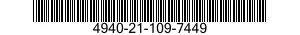 4940-21-109-7449  4940211097449 211097449