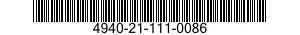 4940-21-111-0086  4940211110086 211110086