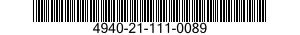 4940-21-111-0089  4940211110089 211110089