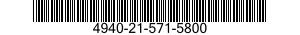 4940-21-571-5800  4940215715800 215715800
