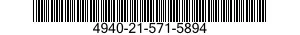 4940-21-571-5894 SCREW,MACHINE 4940215715894 215715894
