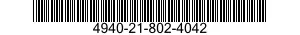 4940-21-802-4042 VALVE,GLOBE 4940218024042 218024042