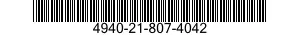 4940-21-807-4042  4940218074042 218074042