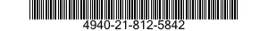 4940-21-812-5842  4940218125842 218125842