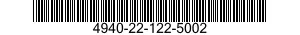 4940-22-122-5002  4940221225002 221225002