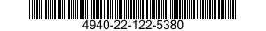 4940-22-122-5380  4940221225380 221225380