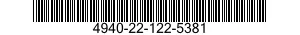 4940-22-122-5381  4940221225381 221225381