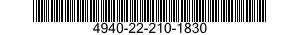 4940-22-210-1830  4940222101830 222101830