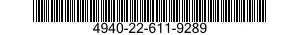 4940-22-611-9289 MAINTENANCE PLATFORM 4940226119289 226119289