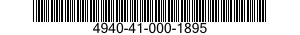 4940-41-000-1895 ADAPTER,MECHANICAL TEST 4940410001895 410001895