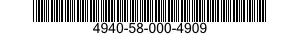 4940-58-000-4909 ADAPTER KIT,TEST 4940580004909 580004909