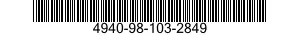 4940-98-103-2849 NOZZLE KIT,SPRAY GUN,PAINT 4940981032849 981032849