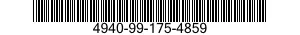 4940-99-175-4859 LEHRE, GETRIEBE 4940991754859 991754859