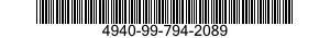 4940-99-794-2089 RACK ASSEMBLY 4940997942089 997942089