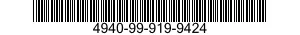 4940-99-919-9424  4940999199424 999199424