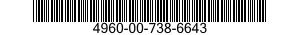 4960-00-738-6643  4960007386643 007386643