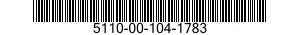 5110-00-104-1783  5110001041783 001041783