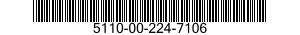 5110-00-224-7106  5110002247106 002247106