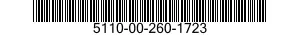 5110-00-260-1723 REAMER,HAND 5110002601723 002601723