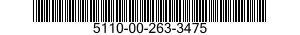 5110-00-263-3475  5110002633475 002633475