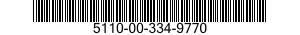 5110-00-334-9770  5110003349770 003349770