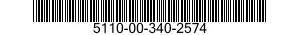 5110-00-340-2574  5110003402574 003402574