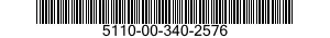 5110-00-340-2576  5110003402576 003402576