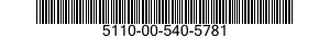 5110-00-540-5781  5110005405781 005405781