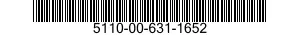 5110-00-631-1652  5110006311652 006311652