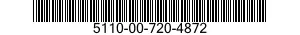 5110-00-720-4872  5110007204872 007204872
