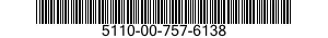 5110-00-757-6138  5110007576138 007576138