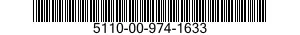5110-00-974-1633  5110009741633 009741633