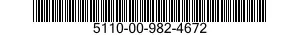 5110-00-982-4672  5110009824672 009824672