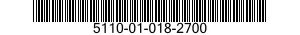 5110-01-018-2700  5110010182700 010182700