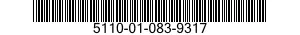 5110-01-083-9317 PLIERS,DIAGONAL CUTTING 5110010839317 010839317