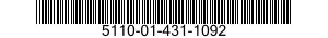 5110-01-431-1092 KNIFE,SCRAPING 5110014311092 014311092