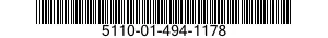 5110-01-494-1178 REAMER,HAND 5110014941178 014941178