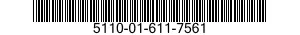 5110-01-611-7561 SCRAPER,FLOOR 5110016117561 016117561