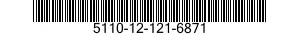 5110-12-121-6871 HANDLE,HATCHET 5110121216871 121216871