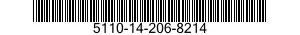 5110-14-206-8214 HANDLE,DOUBLE BIT AX 5110142068214 142068214