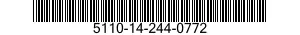 5110-14-244-0772  5110142440772 142440772