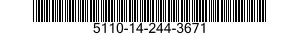 5110-14-244-3671  5110142443671 142443671