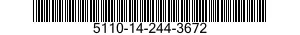 5110-14-244-3672  5110142443672 142443672