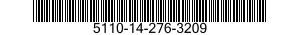5110-14-276-3209 REAMER,HAND 5110142763209 142763209