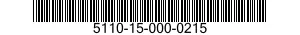 5110-15-000-0215 CHISEL,BLACKSMITH'S 5110150000215 150000215