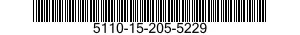 5110-15-205-5229 FILE SET,HAND 5110152055229 152055229
