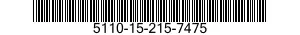 5110-15-215-7475 SERIE DI 6 LIME AD 5110152157475 152157475