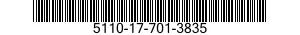 5110-17-701-3835 KNIFE,SCRAPING 5110177013835 177013835